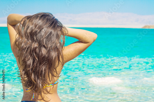 Girl at the Dead Sea