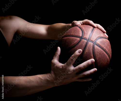 Basketball ball in the hands © BortN66