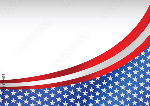 usa flag map