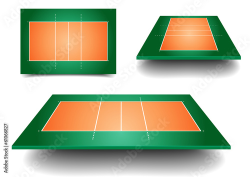 volleyball court set
