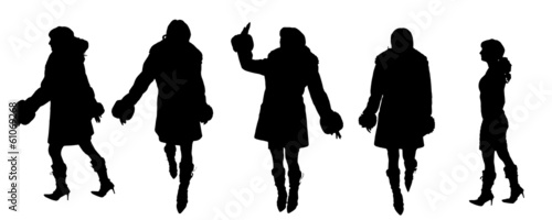 vector Silhouettes of people