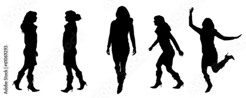 vector Silhouettes of people