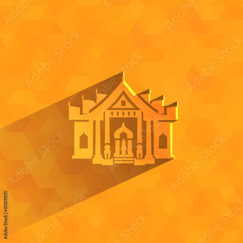 Marble Temple. Vector format. photo