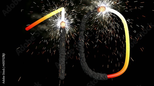 Zehnter Geburtstag - 10. Jahrestag (Animation)