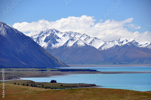Mount John to Lake Tepako walk  New Zealand.