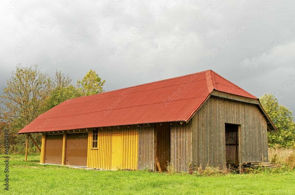 Country garage. Country garage.