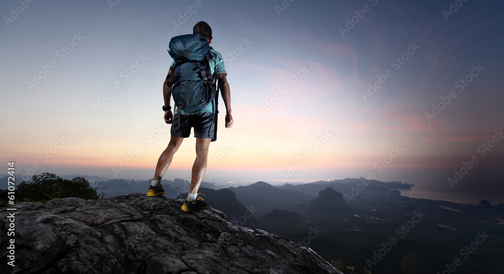 Fototapeta premium Hiker