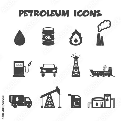 petroleum icons