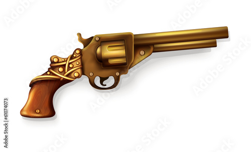 Vector Realistic Revolver