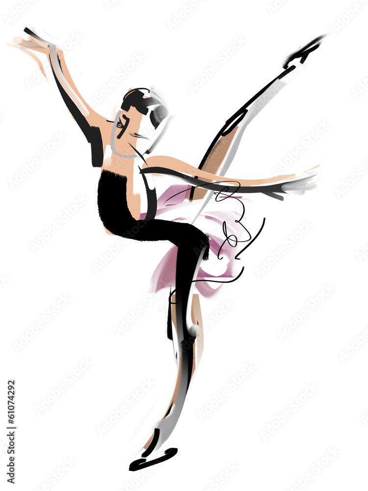 Obraz premium Figure skating