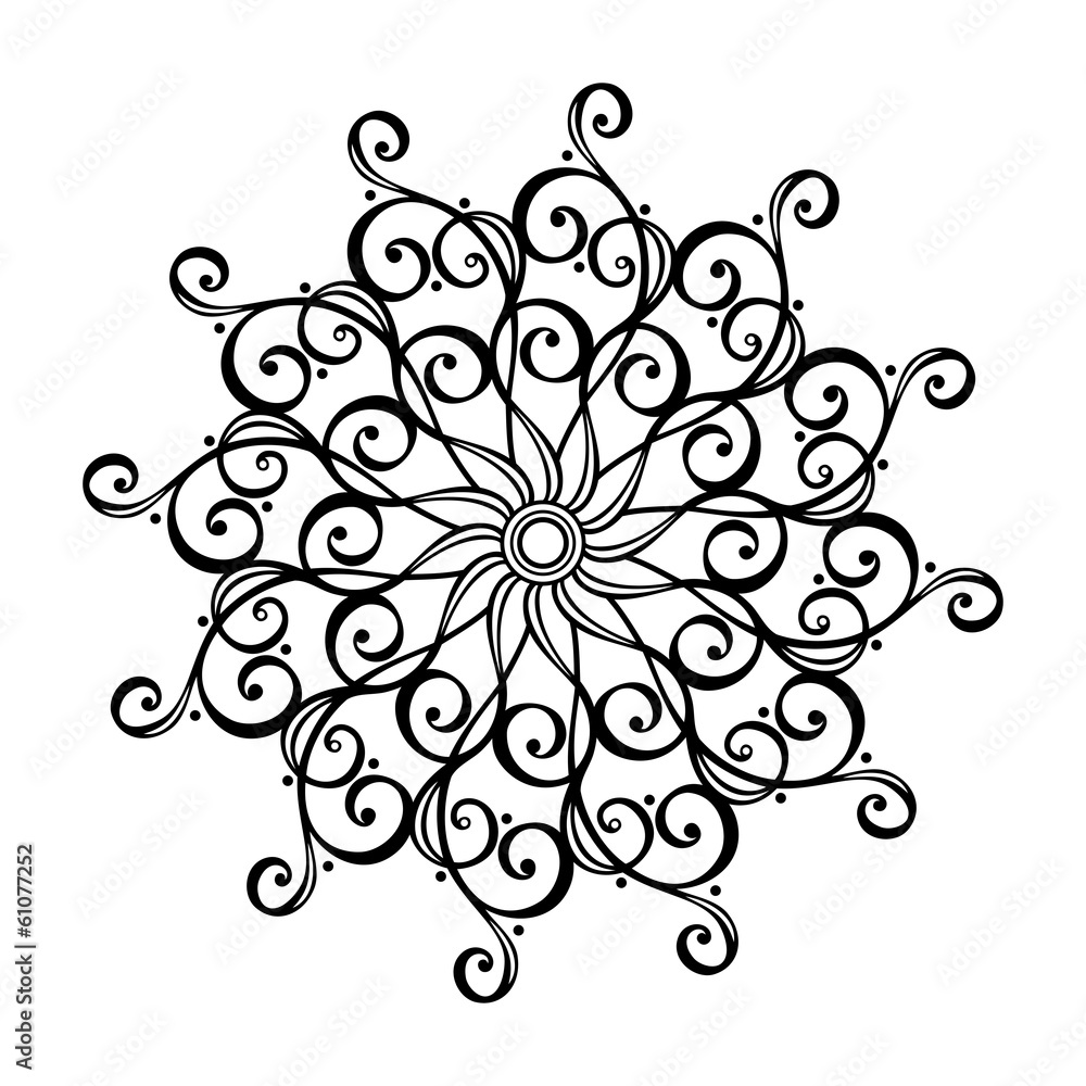 Beautiful Deco Circle (Vector), Patterned design