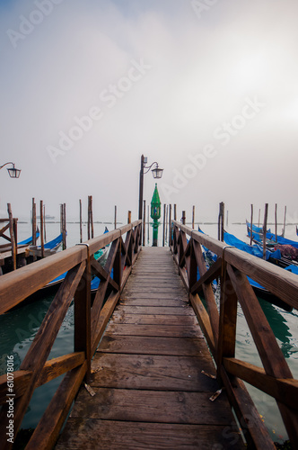 Pier in Venice city