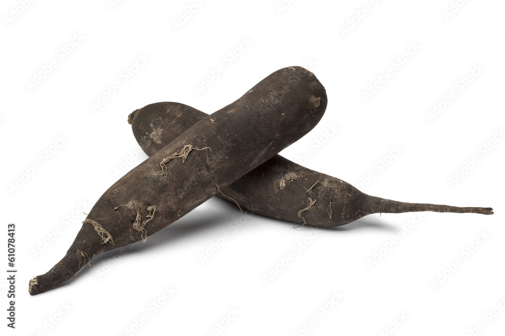Black radishes
