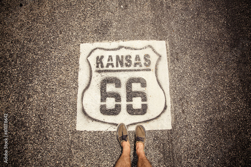 Kansas Route 66 photo