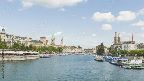 Zürich, Altstadt, Limmat, historische Stadt, Fluss, Schweiz