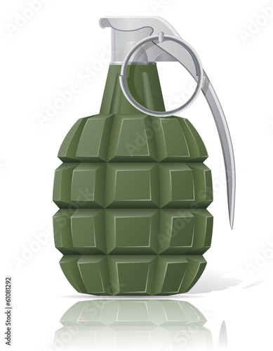 hand grenade vector illustration