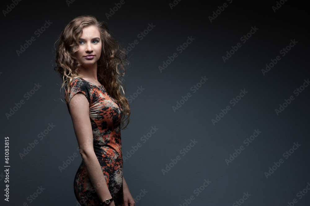 Fototapeta premium sexy fashion girl