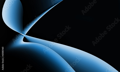Blue abstract waves