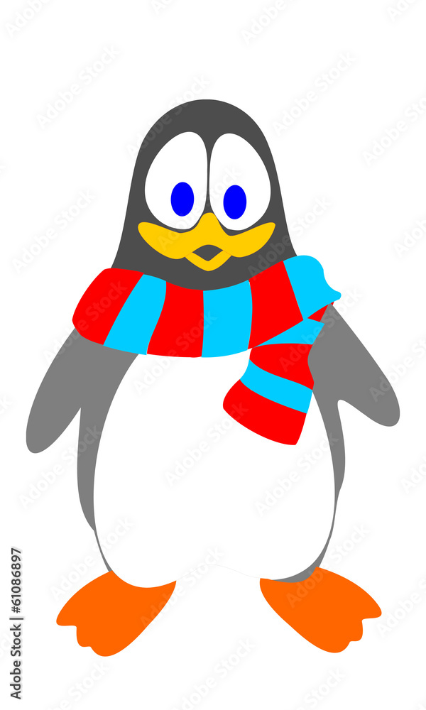 Naklejka premium baby penguin