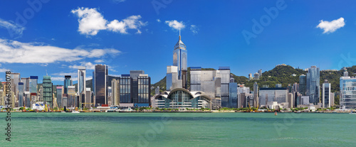 Hong Kong harbour at day