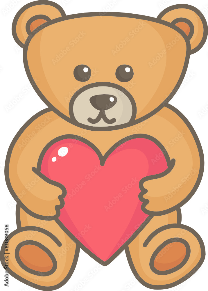 Teddy bear with heart Teddy bear with heart