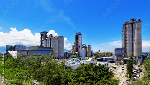 Cement Plant at day