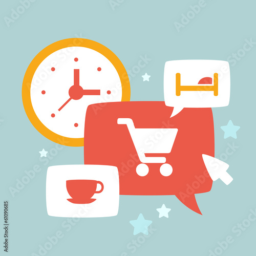 illustration of daily things