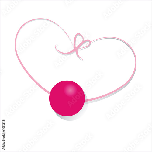 red nose, heart, carnival, vektor, love, comidian, free