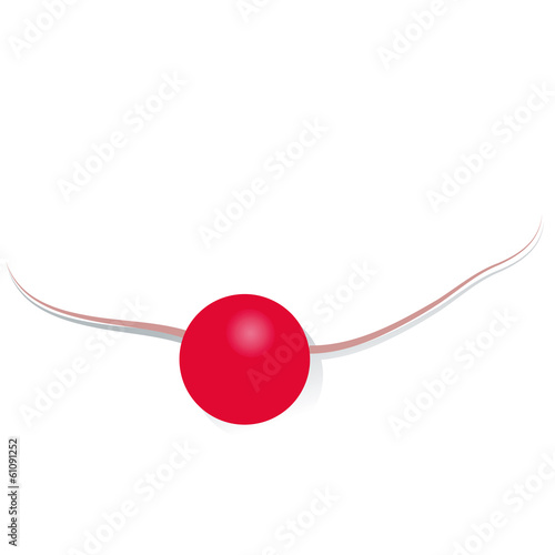 red, nose, false, nose, vector, free, isolated, charity