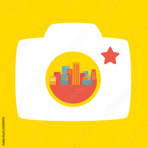 Illustration: Photo in a big city