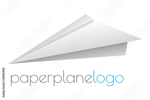 Paper airplane logo