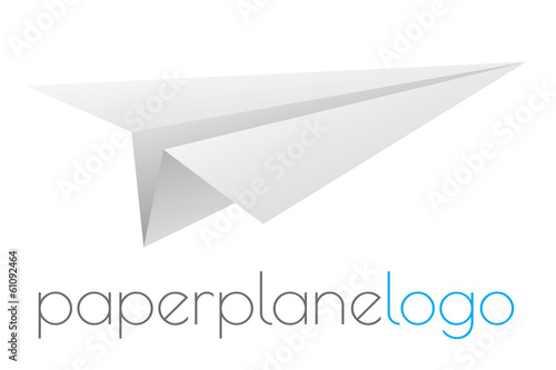 Paper airplane logo