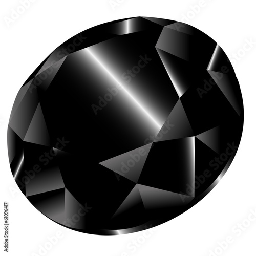 Vector black diamond