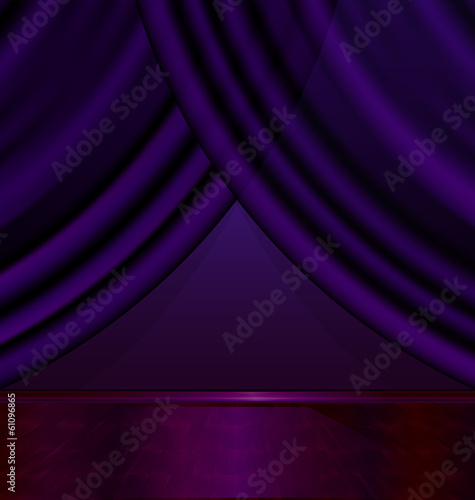 empty violet room