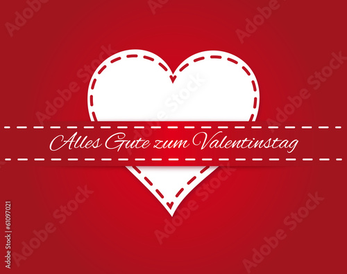 Herz für Valentinsgruß - Vektor