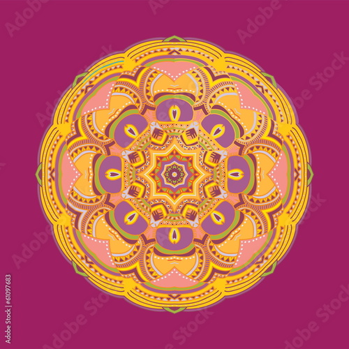 Colorful mandala. Vector element for your design