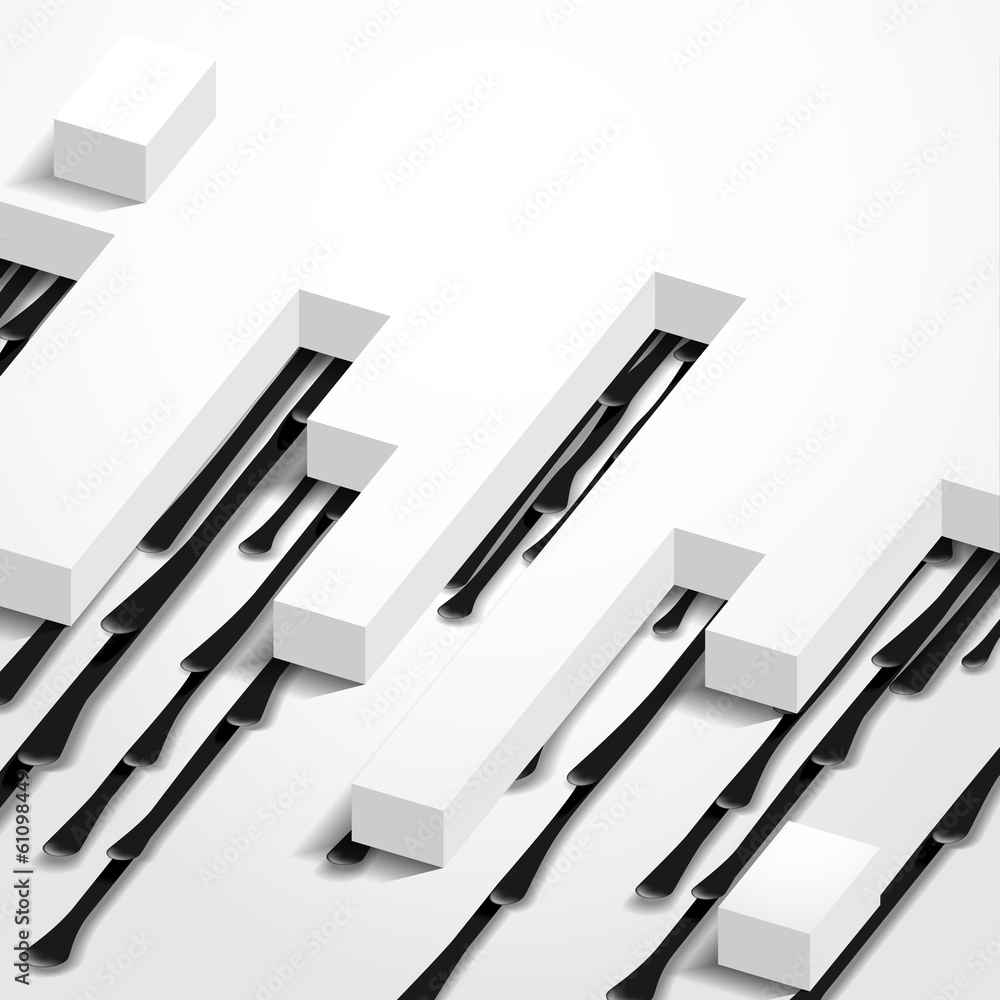 Abstract 3D Geometrical Design. Abstract 3D Geometrical Design.