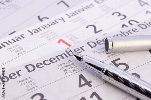 Füller mit Kalender