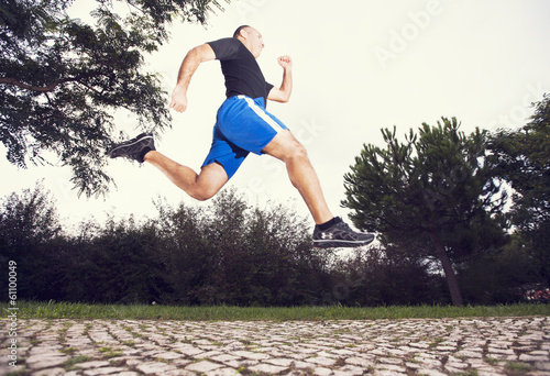 Running at the park