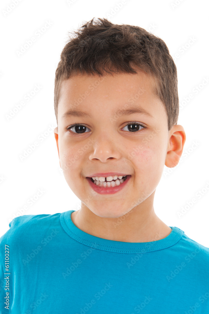 Studio portrait Antillean toddler boy Studio portrait Antillean toddler boy