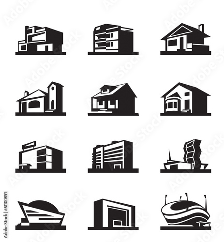 Various types of construction - vector illustration