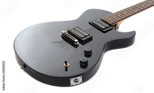 Slika na platnu Electric guitar isolated on white