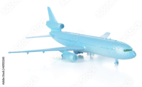 Wallpaper Mural Plastic airplane isolated on white Torontodigital.ca