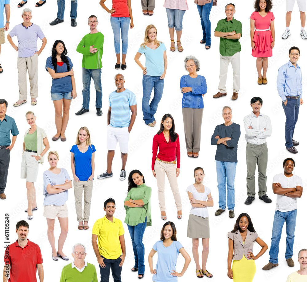 Obraz premium Large group of People Standing