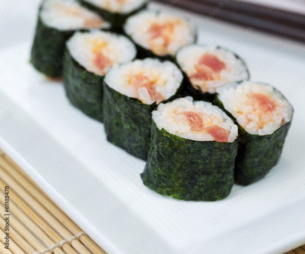 Fresh Spicy Tuna Hand Roll Sushi Fresh Spicy Tuna Hand Roll Sushi