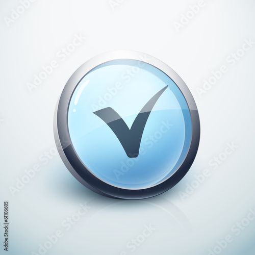 icône bouton internet validation