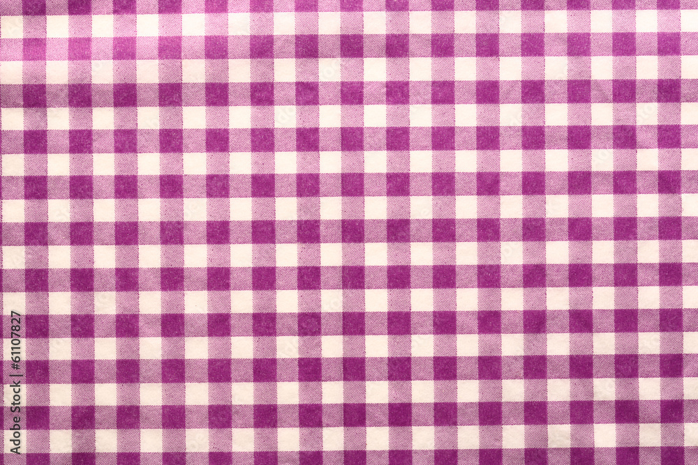 Checked cloth Checked cloth