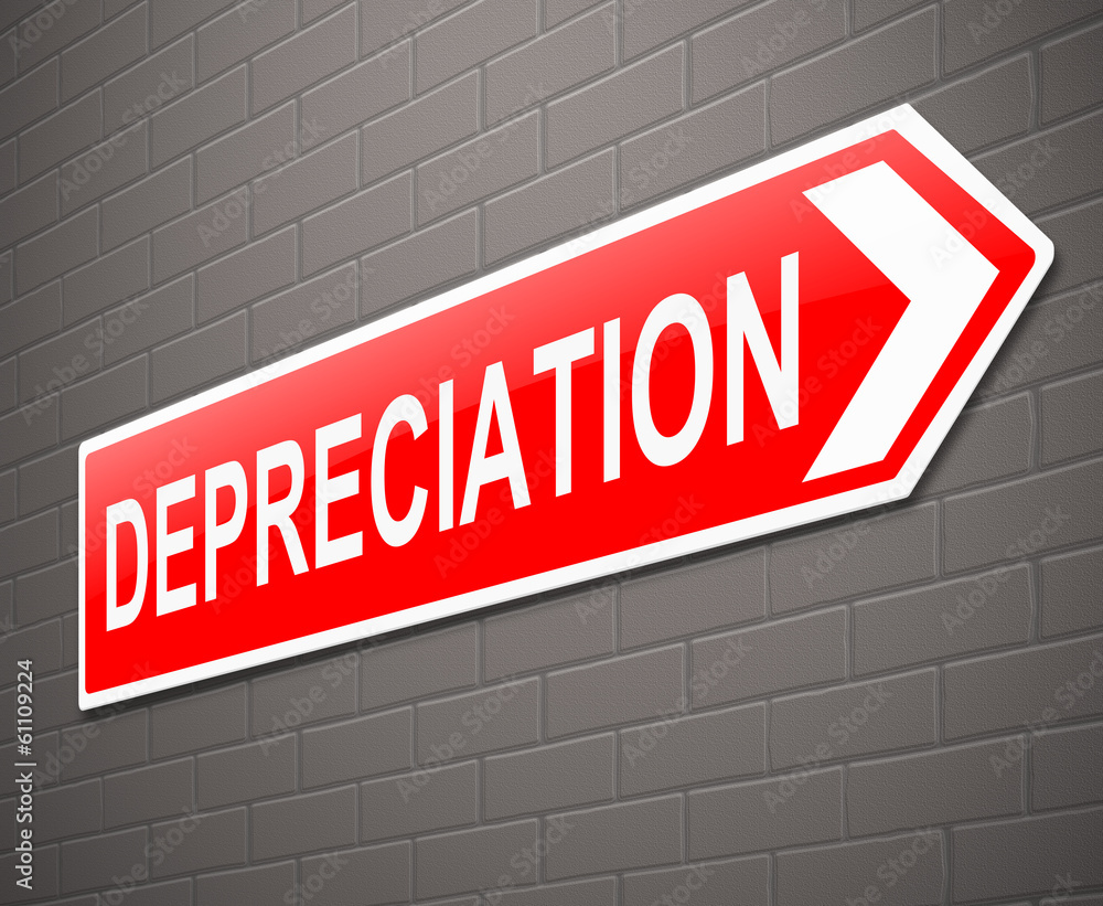 Depreciation concept. Depreciation concept.