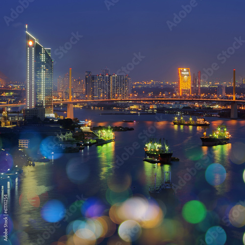 Bangkok night view