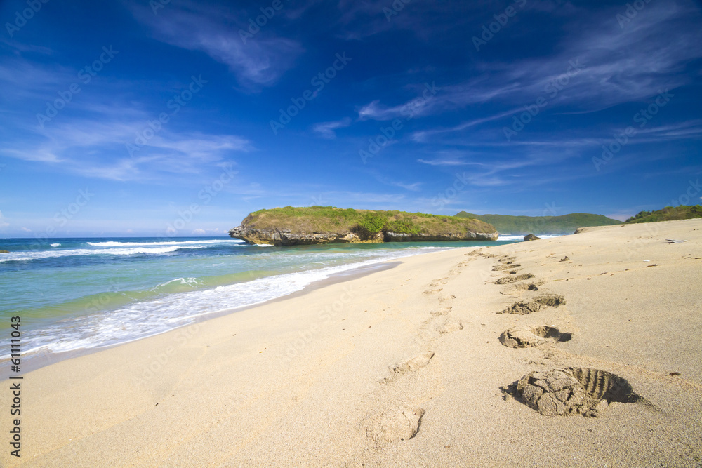 Deserted beach